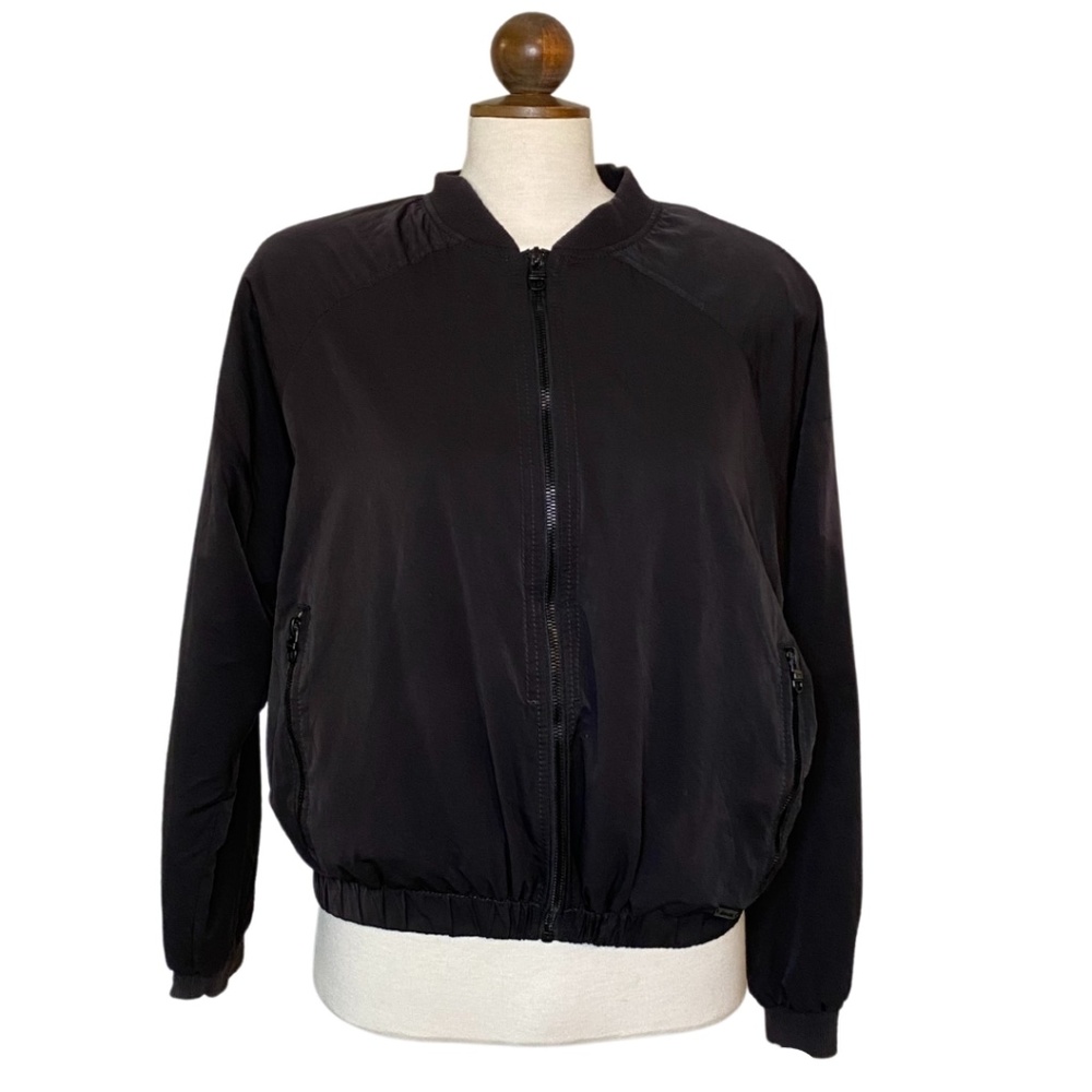 Women's Bench Black Bomber Jacket Size Large